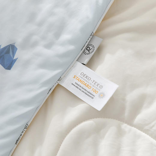 顶柔雪山冰肌被3.0 BX2216，凉感丝面料，透气舒适，双面冰感实现物理降温，自带清凉感，凉感丝导热吸湿，给您带来舒爽睡眠体验。 商品图2