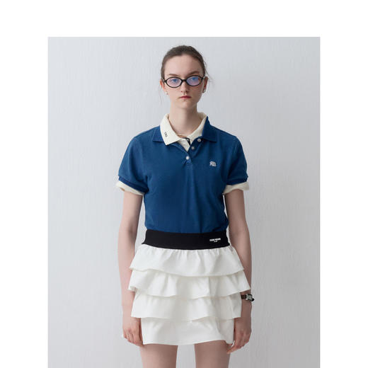 TeenieWeenie小熊字母POLO衫T恤女夏季女t恤TTHW242491P 商品图1