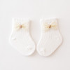 【2双装！可爱超萌宝宝花边袜】春季新品宝宝袜子蝴蝶结蕾丝花边袜女童公主袜白色舞蹈中筒袜 商品缩略图10
