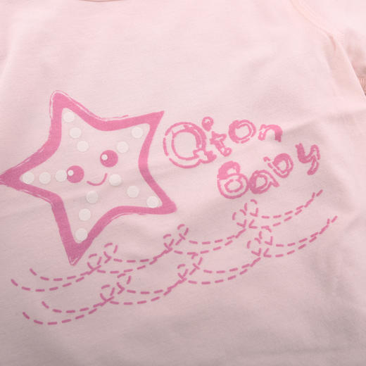 棉果果夏季男童女童内衣套头短袖T恤M201140218228 商品图3