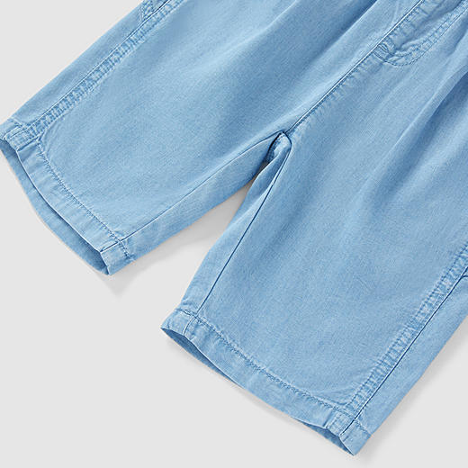 英氏-童衣类（春）H4英梭长裤 浅牛仔蓝100CM男 商品图3
