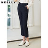 NEELLY纳俪商场同款西装裤女秋季新款下开叉设计直筒哈伦裤百搭N22074H04412 商品缩略图2