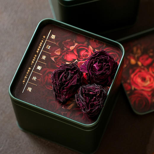 云南墨红重瓣玫玫瑰花茶冠大朵养生茶 商品图6