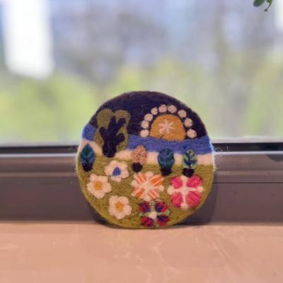 尼泊尔羊毛毡杯垫 商品图9