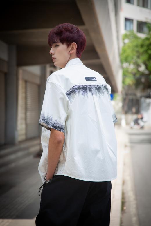 W421122151时尚印花短袖衬衫 商品图5