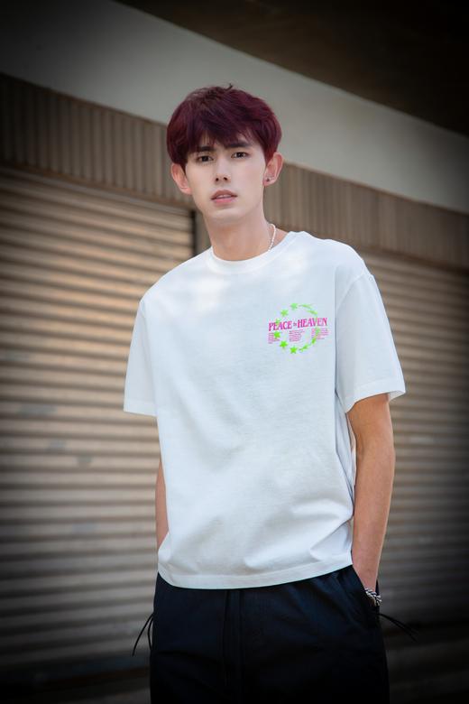 W422112040炫目印花短袖T恤 商品图5