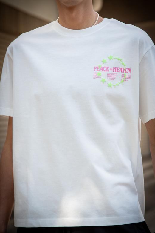 W422112040炫目印花短袖T恤 商品图1