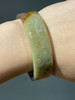 褐白沁黄玉雕螭龙纹扁带手镯，顺丰包邮 商品缩略图3