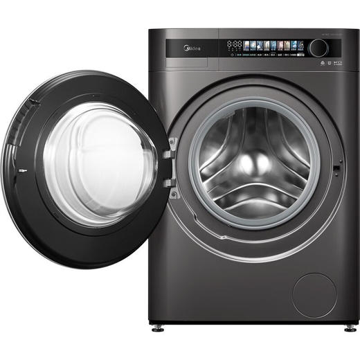 美的洗烘套装10公斤滚筒洗衣机全自动 母婴儿童内衣除螨除菌高温洗涤大容量变频MG100L30I+MH100HL 商品图2