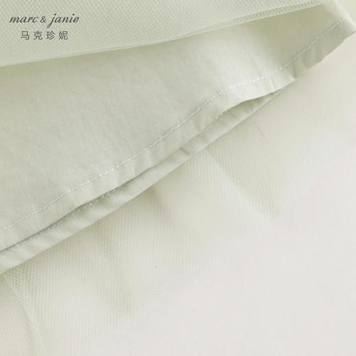 马克珍妮2024年夏装新款 女童蝴蝶结网纱背心连衣裙 240688 商品图5