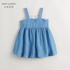 马克珍妮2024年夏装新款 女童透气莱赛尔吊带牛仔连衣裙240660 商品缩略图2