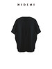 HIDEMI 小飞侠系列极简丝巾堆叠感多穿式水洗棉短袖t恤  燕麦米灰/白色/黑色 商品缩略图14