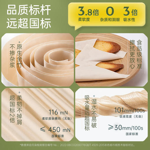 无染竹纤维油画款抽纸110抽24包 商品图4