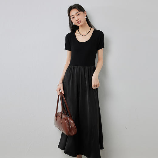 【轻奢款】羊毛小黑裙法式气质吊带连衣裙女 商品图8