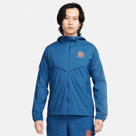 Nike/耐克男外套跑步运动训练健身皮肤衣防泼水连帽夹克FN3306-476 商品图0