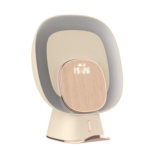 新款无线粘捕式灭蚊灯家用无线充电器可当做支架时钟多功能灭蚊灯 商品图4