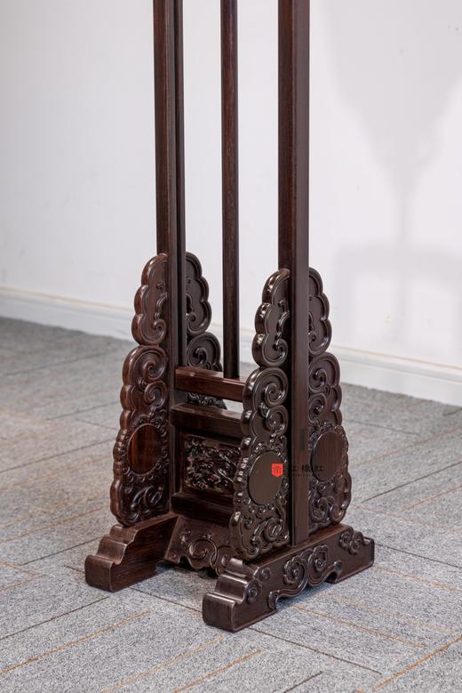 红桥红  家具严选  大红酸枝（交趾黄檀）【嘉木堂升降式灯台 宫灯】 商品图6