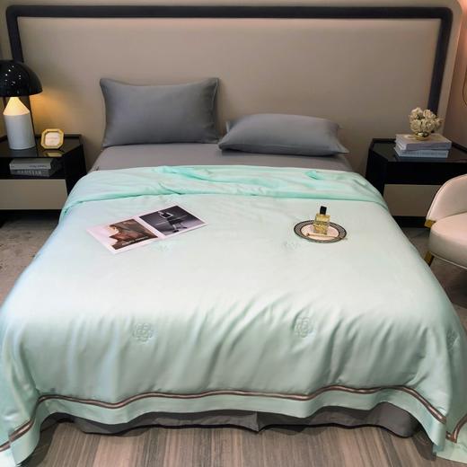 自然醒80支天丝空调被高级感纯色臻丝夏凉被可水洗丝滑凉爽薄被子KY 商品图2