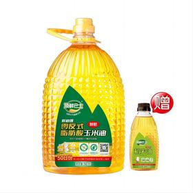 顶鲜巴士玉米油5L 加赠稻米油300ml