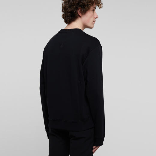 KENZO 高田贤三 男士小虎头徽标刺绣棉质长袖卫衣 黑色 FB65 SW006 4ML 99 商品图2