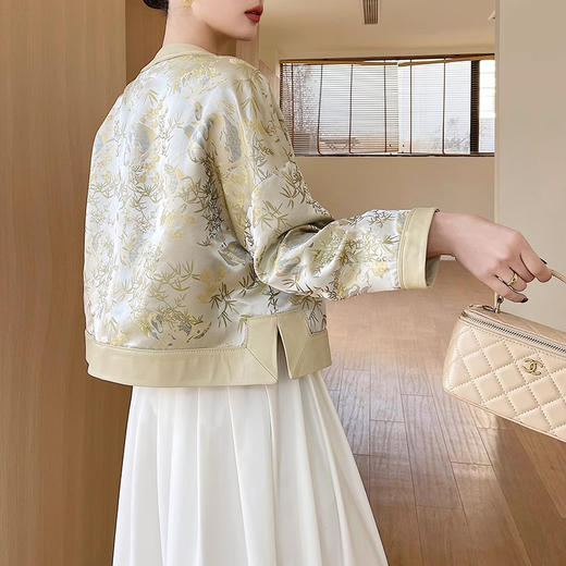 裁缝学苑AS229桑蚕丝宋锦盘扣新中式女装外套纸样做衣服打版裁剪 商品图2