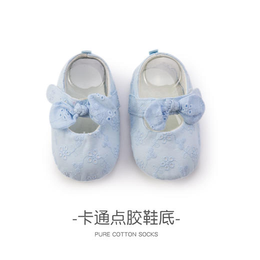 【软糯舒适！防滑学步不掉跟】新款春夏宝宝纯色小清新地板鞋婴童卡通防滑点胶宝宝袜 商品图6