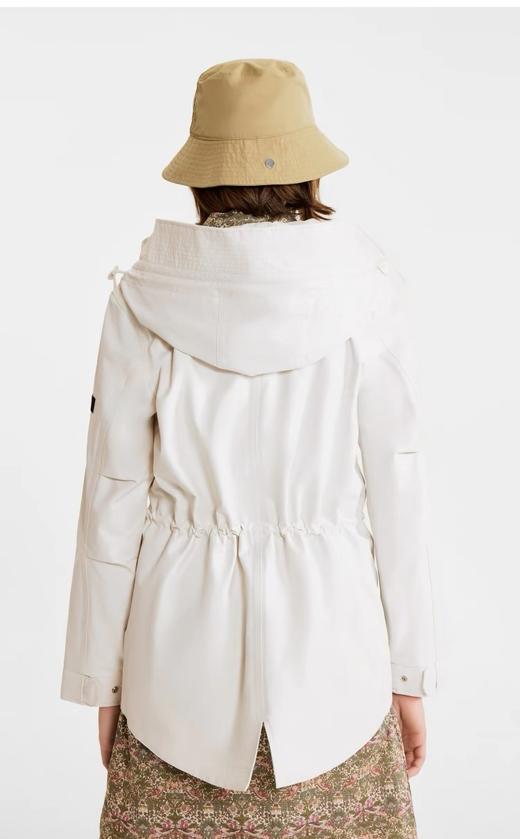 AIGLE艾高2024春夏新款女士MTD防风防雨透汽中长款鱼尾冲锋衣夹克 商品图3