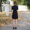 AD御姐范西装连衣裙2024夏季新款短袖职业装黑色双排扣显瘦西服裙 商品缩略图4