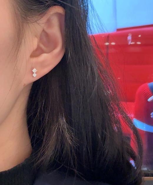 AP*镶钻月亮项链+耳环+耳钉，白月光的气质！ 商品图2