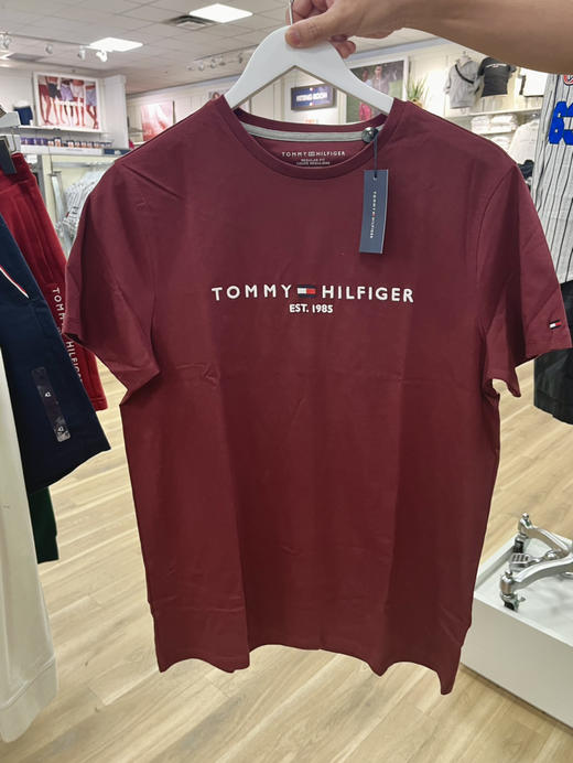 新款！Tommy男士圆领T恤 刺绣标 商品图7