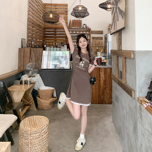 <曾小咸推荐> 【私服纸片人】灰咖色连衣裙 商品图2