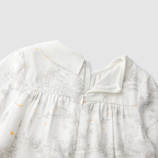 英氏-童衣类（春）H4英梭翻领长套衣英氏白女 商品图4