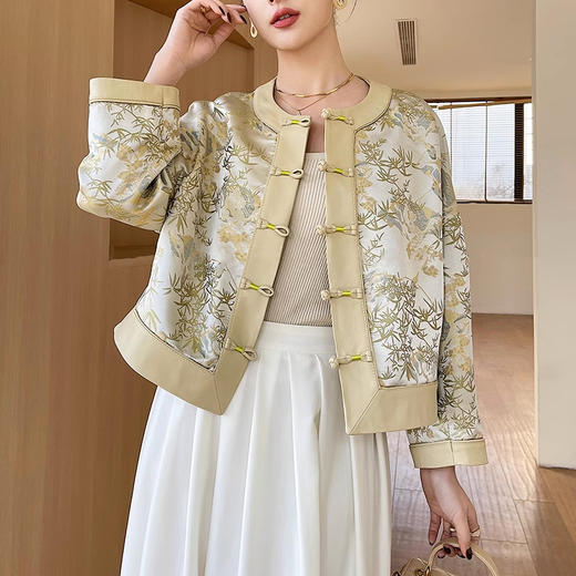 裁缝学苑AS229桑蚕丝宋锦盘扣新中式女装外套纸样做衣服打版裁剪 商品图4