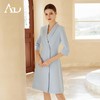 AD高端职业连衣裙女春夏七分袖西装裙时尚气质主持人教师工作服 商品缩略图2