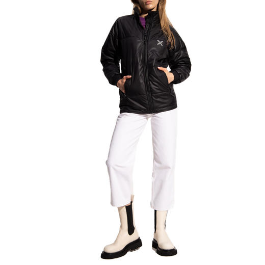 KENZO 高田贤三 女士字母徽标印花棉服 黑色 FB62 OU065 565 99 商品图3