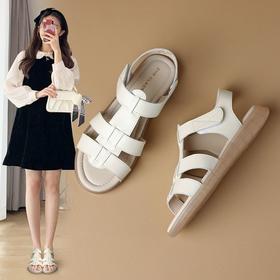 ZHR则则凉鞋女2024新款夏季复古防滑妈妈凉鞋女软底平底女鞋