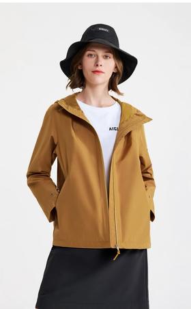 【4F】AIGLE艾高2024年春夏款GORE-TEX防风防雨透汽户外冲锋衣夹克女