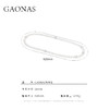 GAONAS 南海明珠14mm富婆大气白长珠项链10320XW 商品缩略图5