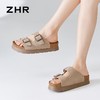 ZHR则则一字拖鞋女2024夏季新款厚底增高沙滩鞋外穿博肯拖鞋 商品缩略图5