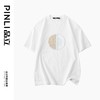 PINLI品立新中式夏季新款圆领烫钻短袖T恤潮牌休闲国潮男上衣BG242111063 商品缩略图3