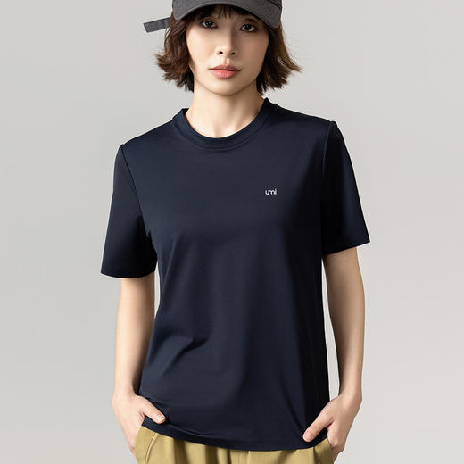 【白色短袖t恤女 无痕透气运动速干短袖女】Ｔ恤圆领体桖女 t恤夏季上衣 商品图5