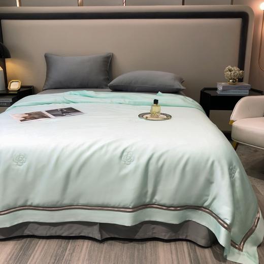 自然醒80支天丝空调被高级感纯色臻丝夏凉被可水洗丝滑凉爽薄被子KY 商品图3