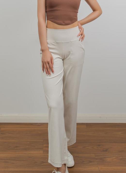 AddOne+1瑜伽舞蹈裤女宽松直筒裤透气高腰普拉提九分裤 商品图2