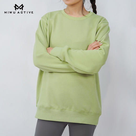 【清仓不退换】迷悟MW11L023基础加绒卫衣 商品图1