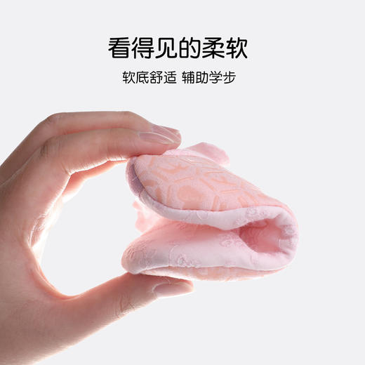 【软糯舒适！防滑学步不掉跟】新款春夏宝宝纯色小清新地板鞋婴童卡通防滑点胶宝宝袜 商品图2