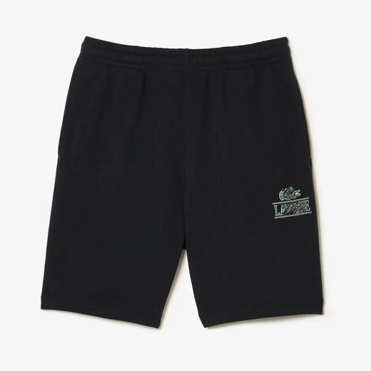 小鱼 时尚休闲印花图案+后兜刺绣小鱼标 纯棉运动短裤/中裤/五分裤 男女同款 Z-11596 商品图8