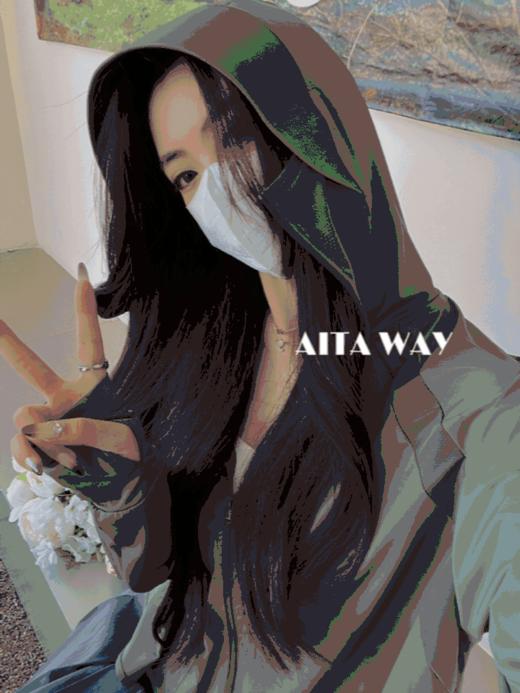 意大AITA WAY黑胶帽斗篷防晒衣 商品图1