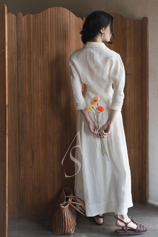 Hereu 可可棕编织Mantella方头凉拖鞋 商品图8