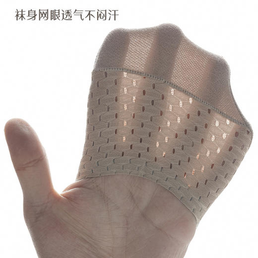 【6双！清凉一夏！】夏日必备！黑科技船袜男士夏季薄款，巨舒适，冰丝棉底更清爽，网眼透气，防滑不掉跟，男生浅口隐形袜，百搭随意配，细节精致，多场合适用，静享舒爽之感！ 商品图3