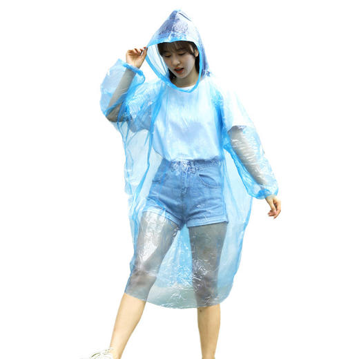 19.9抢10包！【一衣多用，户外雨季常备】一次性雨衣大号套头透明彩色雨衣，雨披户外便携式男女雨衣，让你远离雨天的烦恼-lm！-ry 商品图6